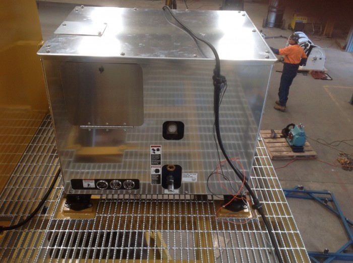 Mounted compressor 160cfm